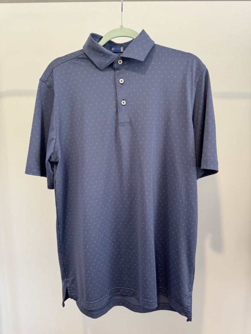 Stitch Golf Polo Men's Medium Blue Performance Stretch Premium